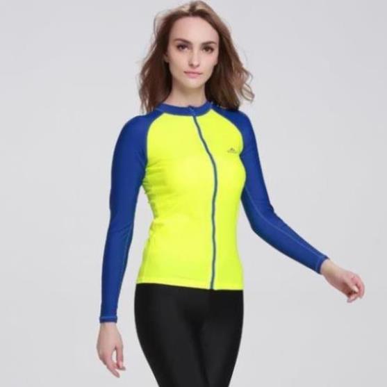 LẺ ÁO BƠI NỮ DÀI TAY KÉO KHÓA thun lạnh dày đẹp hàng SBART Sexy sexy  ཾ '  ཾ ་ new | BigBuy360 - bigbuy360.vn