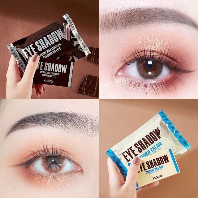 Bảng phấn mắt 6 màu NOVO xinh xắn Creamy Milk Chocolate Charming Big Eyes NOVO43 | BigBuy360 - bigbuy360.vn