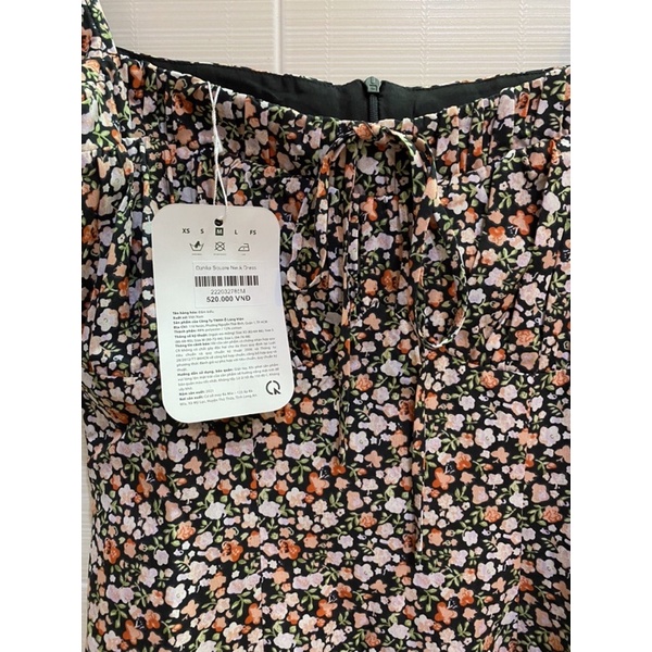 Váy Dahlia square neck size S