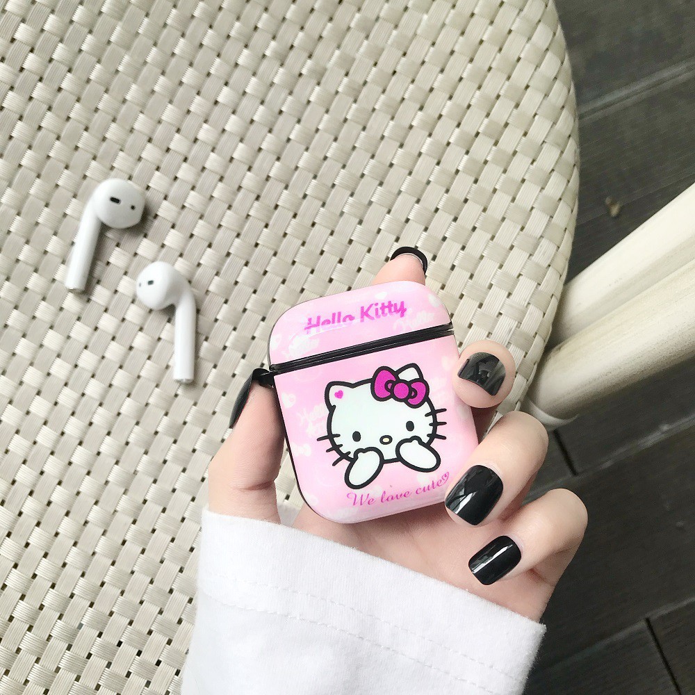 Vỏ bảo vệ hộp đựng tai nghe hình Doraemon cho Airpods 1 / 2