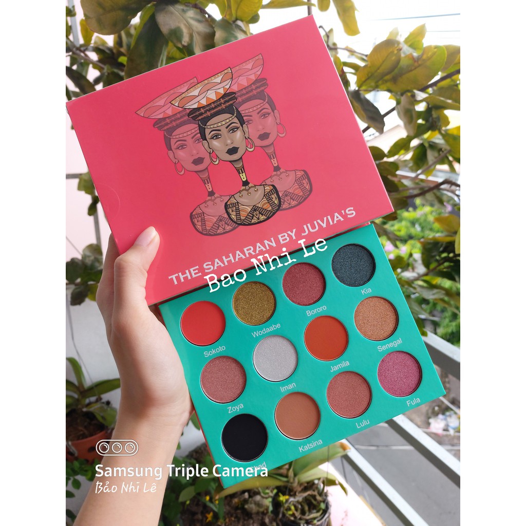 [CÓ SĂN-HỘP GIẤY HƠI XẤU] Bảng phấn mắt The Saharan by Juvia's | BigBuy360 - bigbuy360.vn