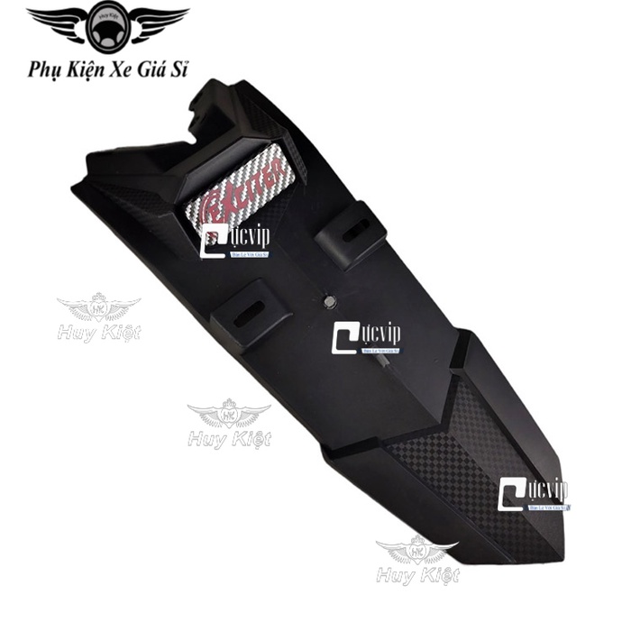 Dè Chắn Bùn Sau Gắn Xe Exciter 150 (2015-2020) Kiểu Dáng FZ Đuôi Cong Có Đèn U-MS6125