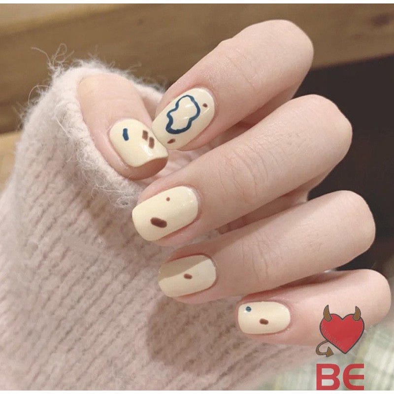 Móng giả thiết kế Huyền Trang Nail hộp 10 móng kèm keo dũa