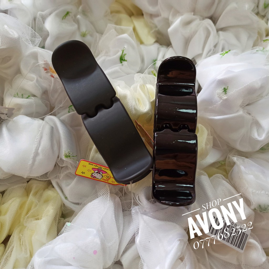 [SỈ] 12 kẹp càng cua 5 răng màu đen không gãy ( hàng VN)