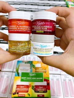 SET 4 mặt nạ MINISIZE KIEHL's (có sẳn)