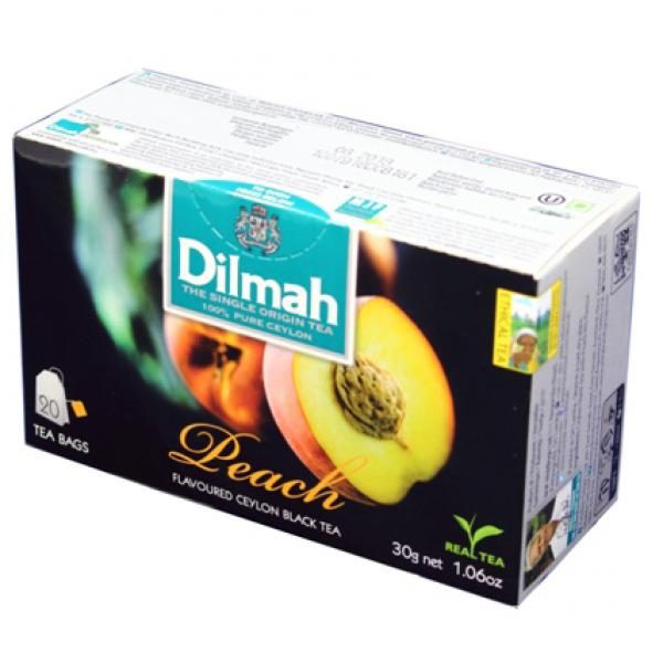 Trà Túi Lọc Dilmah Hương Đào Hộp Giấy 30g