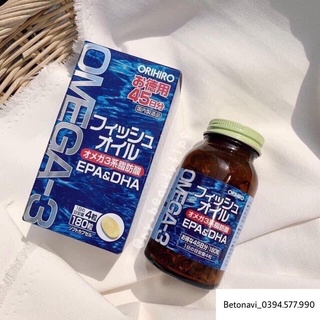 Dầu cá omega 3 orihiro 180 viên