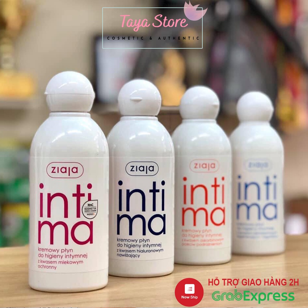 Dung dịch vệ sinh phụ nữ Intima Ziaja 200ml Ba Lan dưỡng ẩm, làm dịu nhẹ mẩn ngứa, kích ứng, phù hợp da nhạy cảm nhất