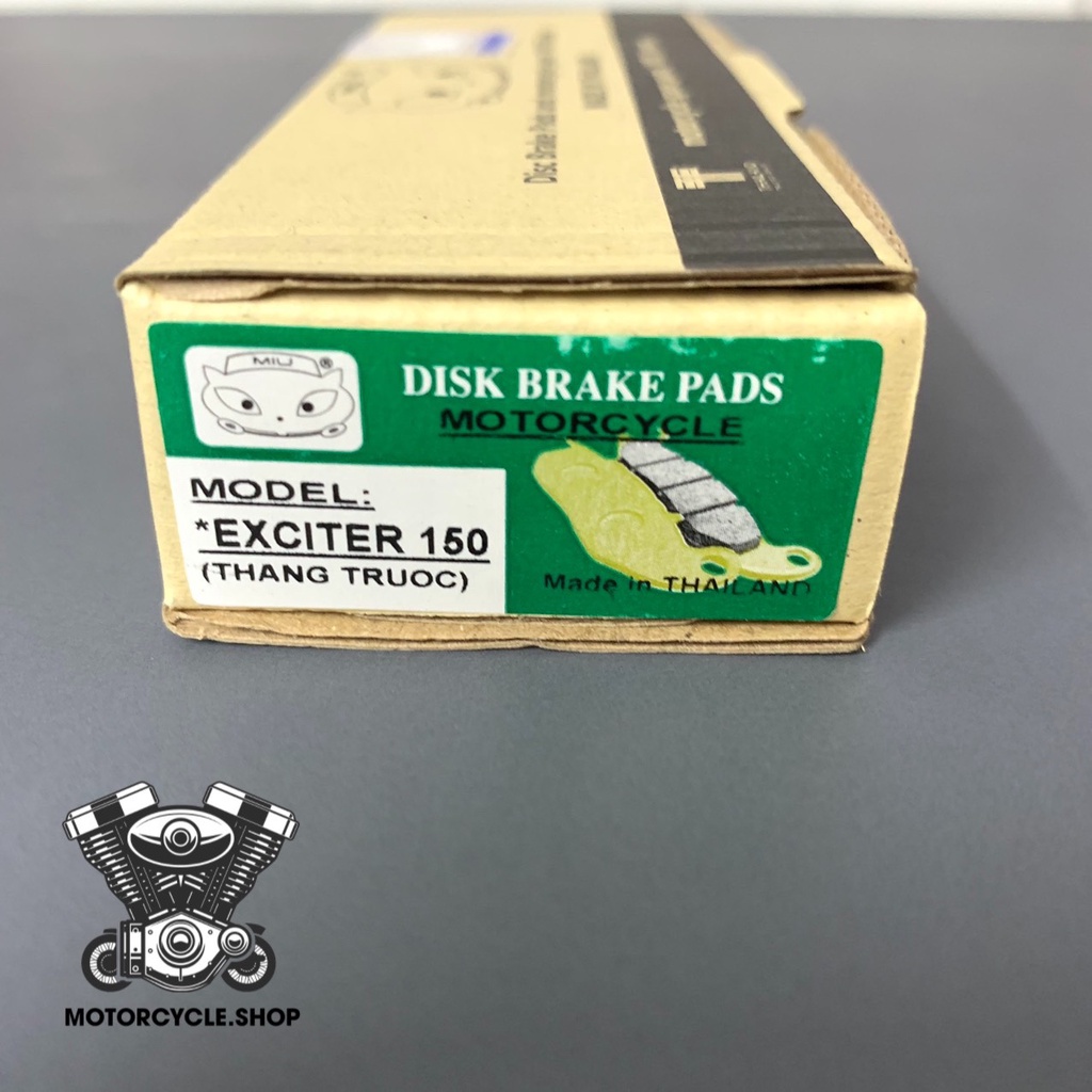 Bố thắng đĩa trước YAMAHA EXCITER 150 chính hãng MIU - hàng Thái Lan nhập khẩu 100% - Cam kết chất lượng tuyệt đối