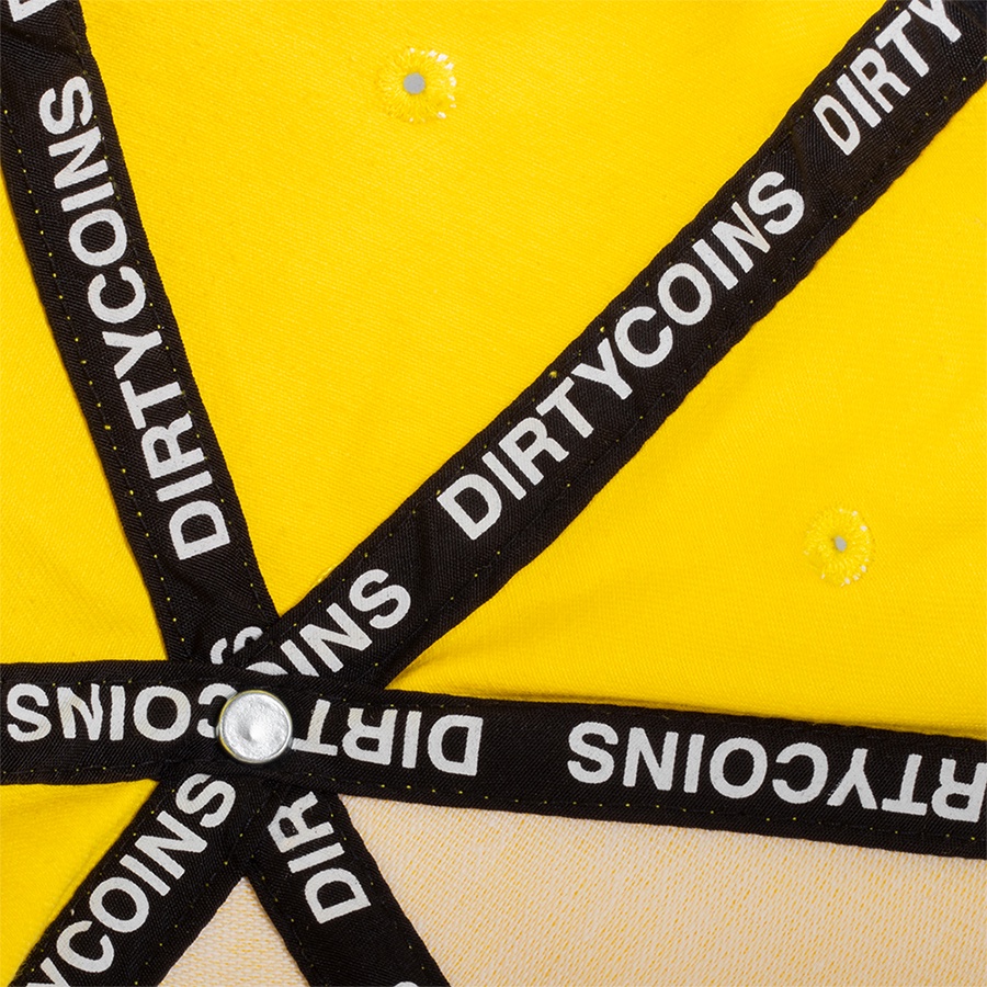 DirtyCoins Nón Star Logo Cap - Yellow