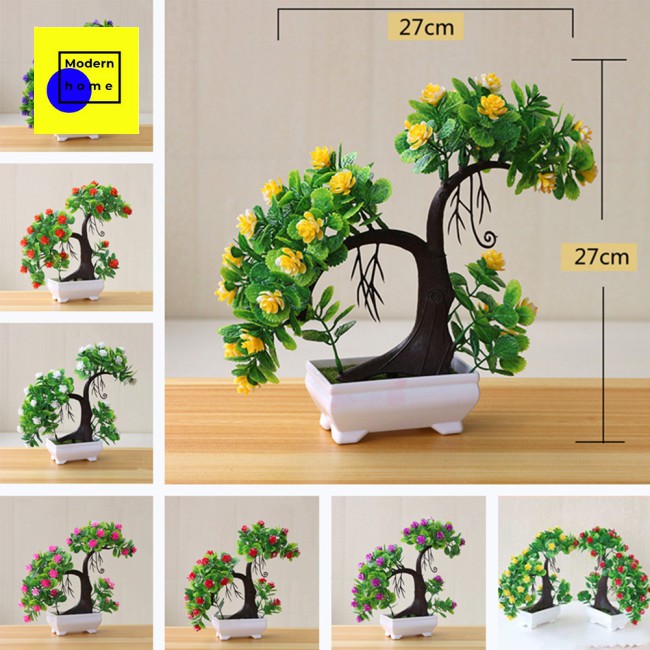 Cây Bonsai Giả Để Bàn Trang Trí