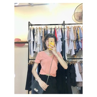 Áo Croptop Vạt Chéo ( Ảnh Thật )