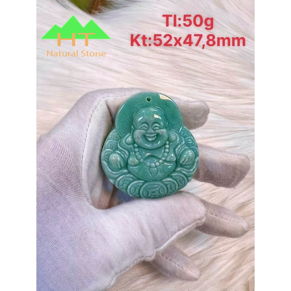 Mặt dây chuyền đeo cổ Phật Di Lặc may mắn hạnh phúc
