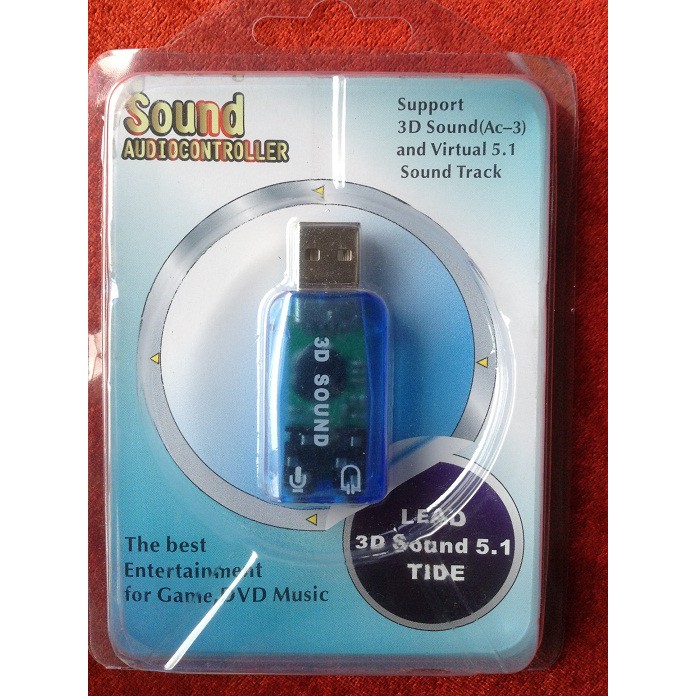 Chuyển usb ra âm thanh sound , laptop máy tính hư jack loa, hư chip âm thanh,không có tiếng
