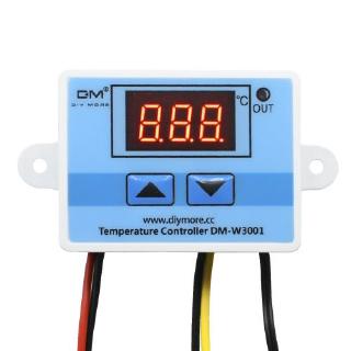 Bộ điều khiển nhiệt độ LED kỹ thuật số kiểm soát nhiệt độ W3001 10A DC 12 V 24 V AC 110-220V