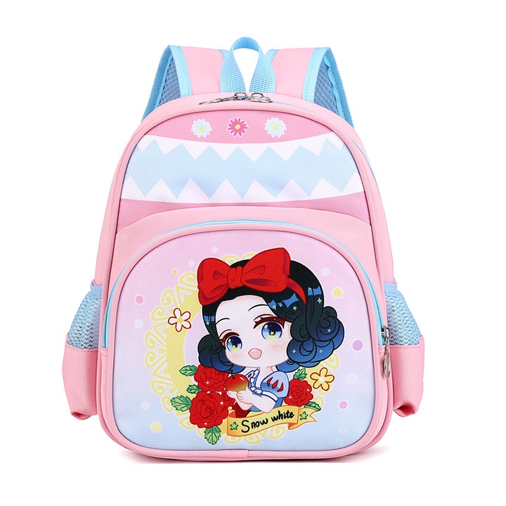Balo trẻ em đi học mẫu giáo, vải xốp xéo chống thấm nước cao cấp size 31cm -BALO-538