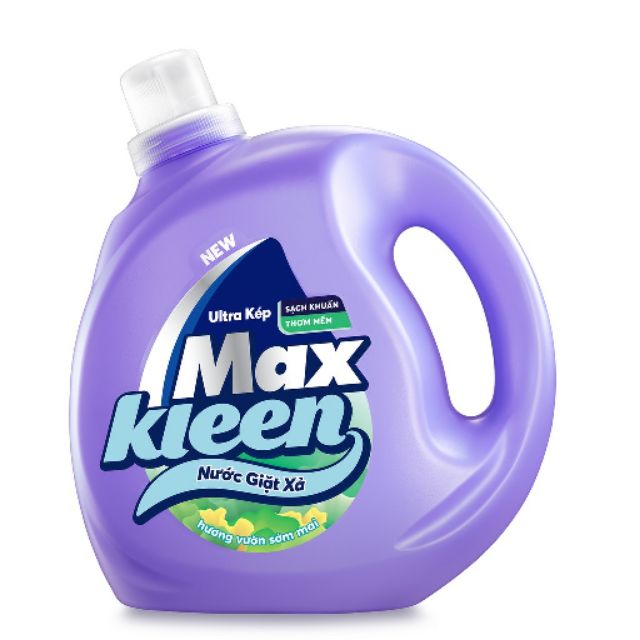 MAXKLEEN_ NƯỚC GIẶT XẢ HƯƠNG VƯỜN SỚM MAI 2KG4 MỚI.