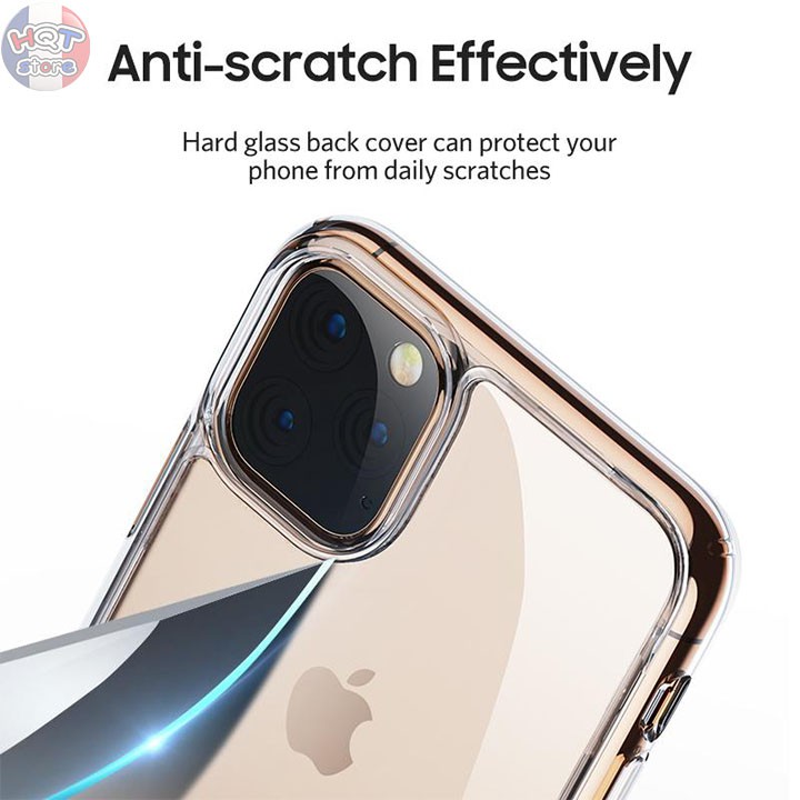 Ốp lưng kính trong suốt Benks Crystal Clear Iphone 11Pro Max / 11 Pro / 11