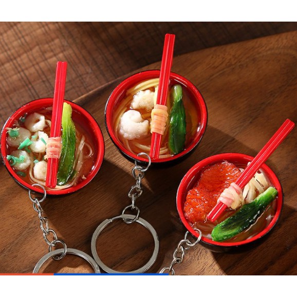 Móc khóa thức ăn siêu dễ thương (nhiều mẫu)