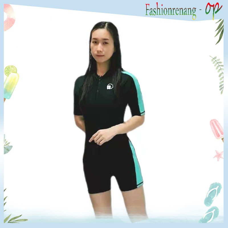 Jumpsuit Tay Ngắn Dáng Ôm Thời Trang Đi Biển 2452a Cho Nữ