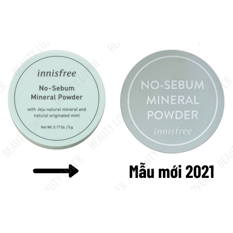 Phấn Phủ Kiềm Dầu Dạng Bột Khoáng Innisfree No Sebum Mineral Powder 5g - Beauty Lover