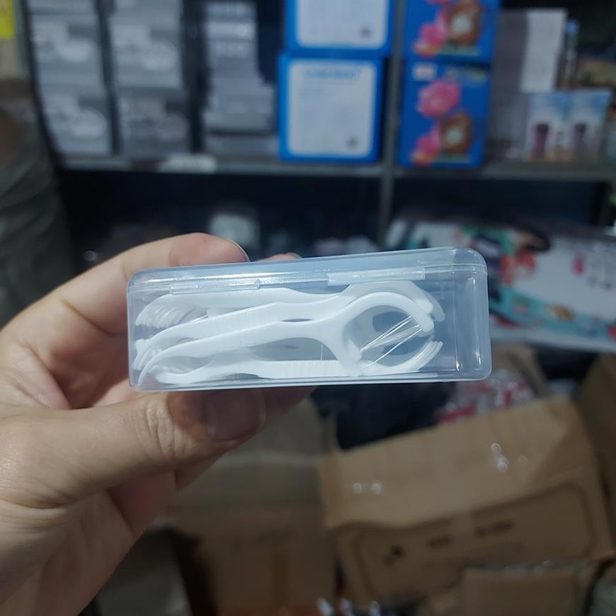 (Giá Sỉ) Chỉ Nha Khoa Hôp 50 chiếc - Tăm Chỉ Nha Khoa Xỉa Răng Chăm Sóc Răng Miệng -gttk