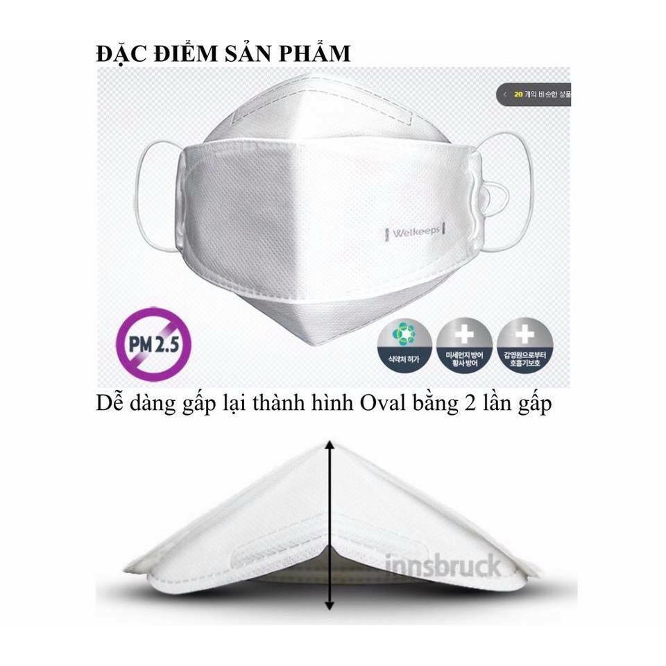 Hộp 10 cái khẩu trang cho bé 4D KF 94 hoạ tiết ngộ nghỉnh, bé từ 1 - 10 tuổi