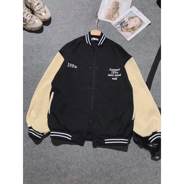 Áo khoác bomber 199x chất nỉ TH6