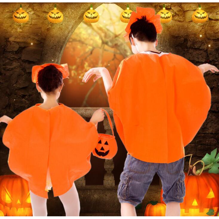 Trang Phục Hóa Trang Halloween Hình Quả Bí Ngô Ngộ Nghĩnh Cho Bé