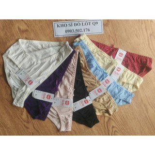 Combo 5 Quần lót nữ coton trơn tara