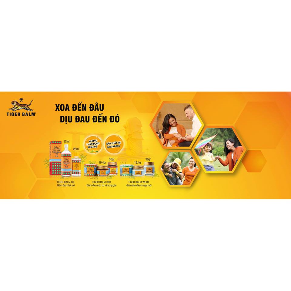 Cù là/ dầu cao con hổ Tiger Balm các loại