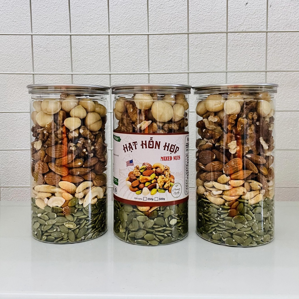 Hạt Dinh Dưỡng Mix 5 Siêu Hạt 500G - Hàng Nhập Khẩu Thượng Hạng - Cam Kết Chất Lượng SOTAFOOD