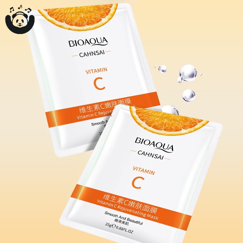 Mặt Nạ Vitamin C Dưỡng Ẩm Làm Trẻ Hóa Làn Da Không Dính