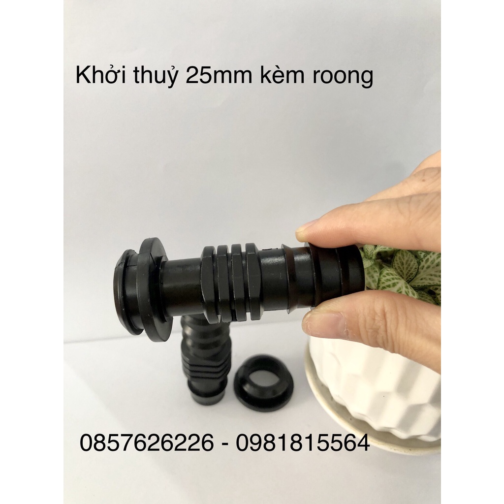 Bộ 10 Khởi thủy LDPE 16-20-25mm kèm ron cao su - Kết nối đường ống chính ra ống LDPE 16-20-25mm - Bảo hành 12T