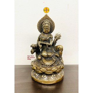 Đức Quan Âm Tự Tại ngồi Rồng - Tượng Đồng Phong Thủy