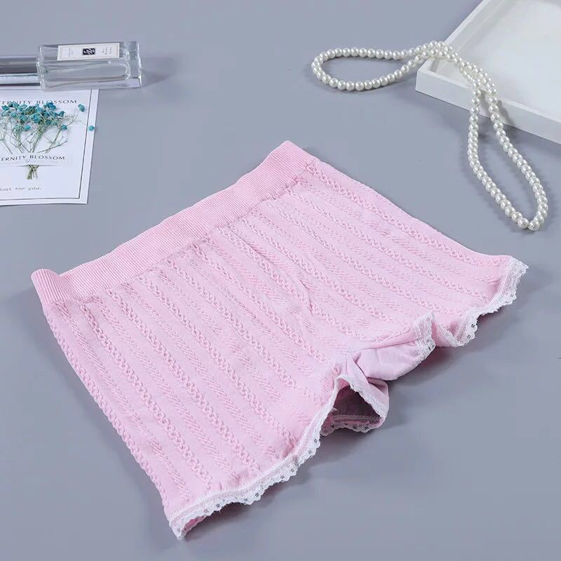 Quần Lót Boxer Không Đường May Lưng Cao Co Giãn Dành Cho Nữ