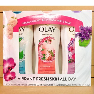 SỮA TẮM OLAY FRESH OUTLAST 3x700ML