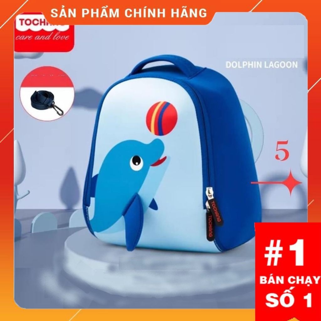 [Mã 267FMCGSALE giảm 8% đơn 500K] Balo TOCHANG Chính Hãng Cao Cấp Cho Bé Mầm Non Siêu Nhẹ Zoo Story Dễ Thương (Mẫu Mới)