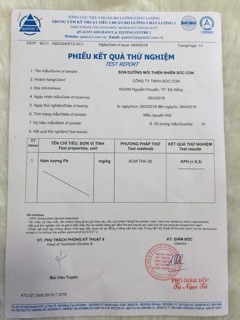 Son dưỡng môi thiên nhiên Sóc Con