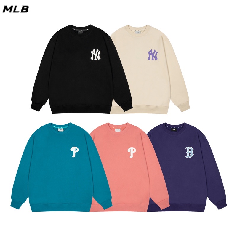 【Hàng có sẵn】 Áo sweater tay dài chui đầu cổ tròn in hình hành tinh graffiti thời trang đường phố Hàn Quốc cho nam và nữ