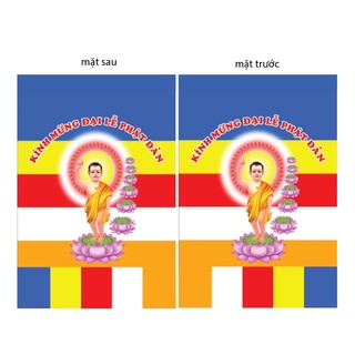Cờ dây Phật Giáo - Cờ dây Phật đản (cuộn 10m có 30 lá cờ)