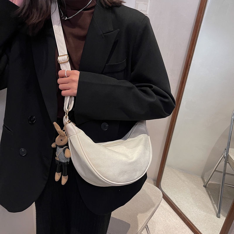 Túi Đeo Chéo Bằng Len Nhám Kiểu Dáng Hợp Thời Trang Phù Hợp Với Mùa Đông Với 8 Phong Cách Tùy Chọn