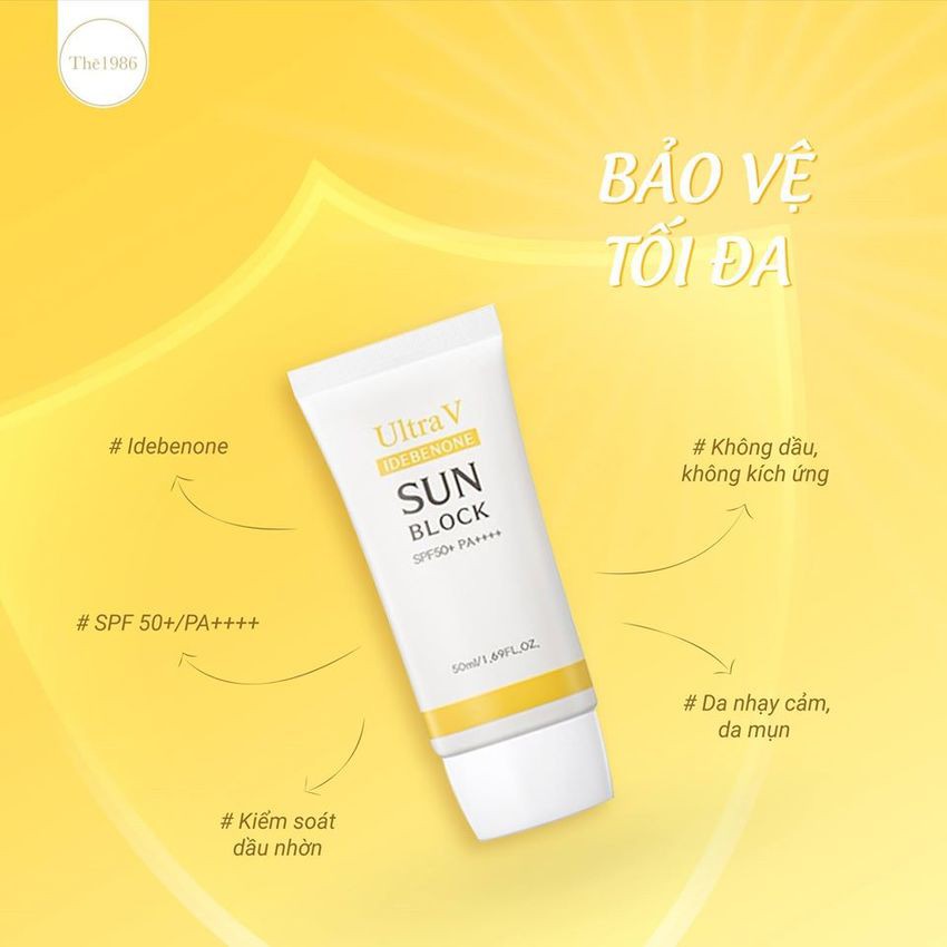 [Quà Tặng Kèm] Kem chống nắng Ultra V Sun Block Ultra V DDK - DDK054 - The 1986vn