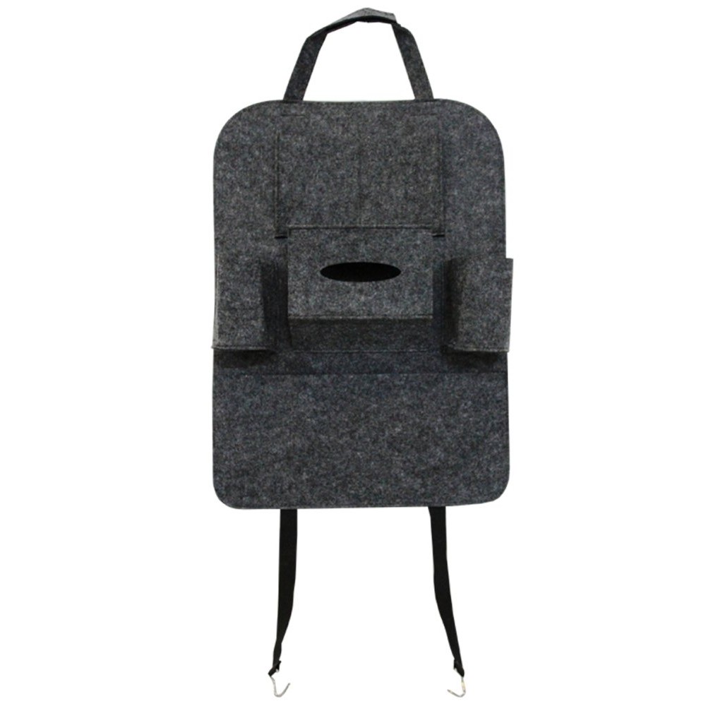 Túi treo lưng ghế ôtô chất liệu vải không dệt TI298 (Xám)