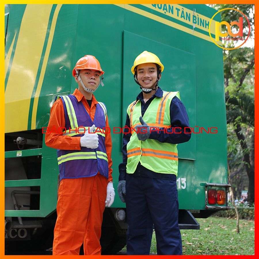 Áo gile lưới phản quang giá rẻ khoác ngoài, gile kỹ sư phát sáng cho môi trường làm việc ban đêm tiết kiệm thoát mát