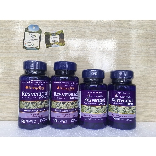 Viên uống resveratrol 100mg puritan’s pride - chống oxy hóa, bảo vệ tim mạch