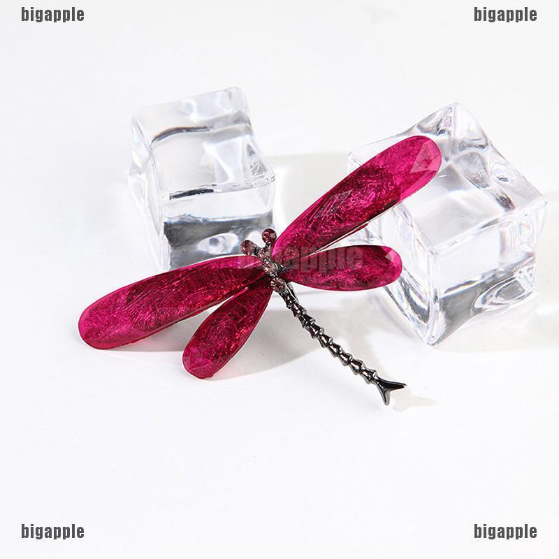 Ghim cài pha lê hình chuồn chuồn dùng làm quà tặng