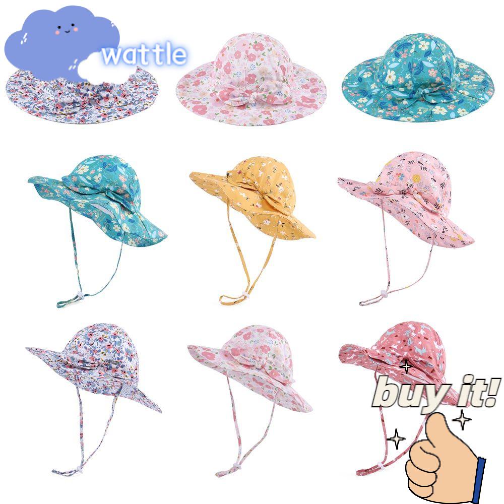 Nón Tai Bèo Rộng Vành Chống Tia UV Thời Trang Đi Biển Cho Bé Gái