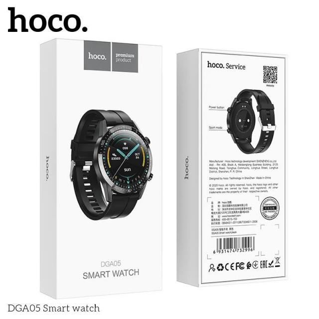 Đồng hồ thông minh HOCO DGA05 WearFit 2.0, theo dõi nhịp tim, đo bước đi, giấc ngủ - Chính hãng