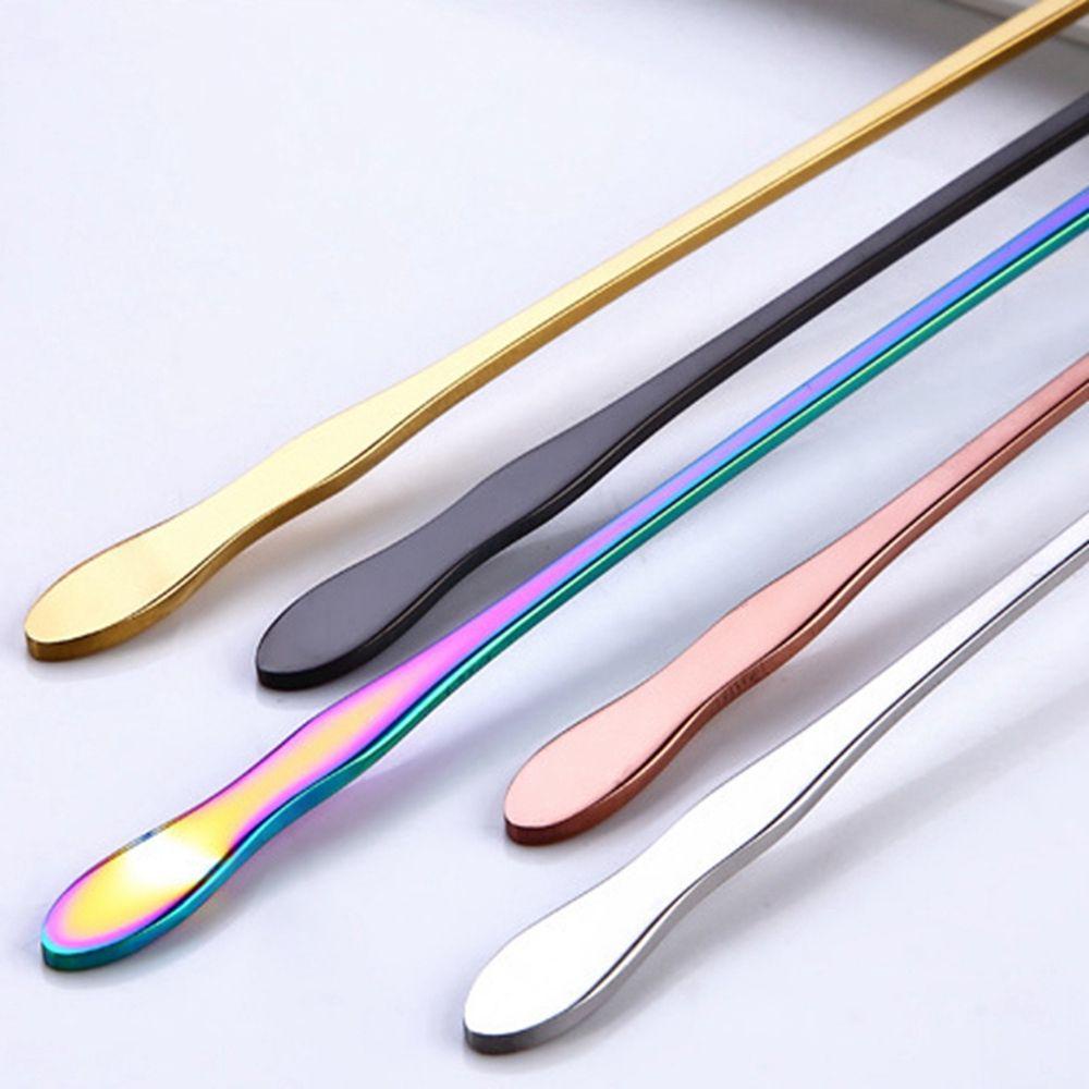 Muỗng Cà Phê Cán Dài Màu Cầu Vồng Độc Đáo